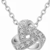 Celine Estelle knut halsband silver med CZ 40+5 cm>KAMPANJ Best
