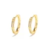 Celine Estelle Sexkantiga Guldörhängen med 18K förgyllning och cubic zirconia>KAMPANJ Clearance