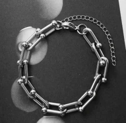Silverarmband med kulor 16+4 cm>Celine Estelle New