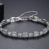 Silverarmband i mässing med CZ 17+5 cm>Celine Estelle