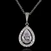Celine Estelle Silverhalsband med Vitguld och CZ 40+8 cm>KAMPANJ Discount