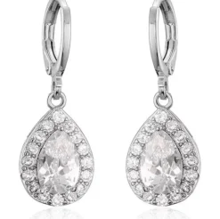 Celine Estelle Silverörhängen med cubic zirconia>KAMPANJ