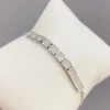Snyggt Silverarmband med CZ – Reglerbart>Celine Estelle