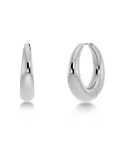 Affinity Furo Hoops L Örhängen Stål>Edblad Clearance