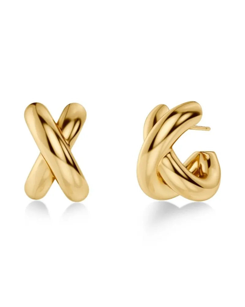Alexa Hoops L – Guld>Edblad New