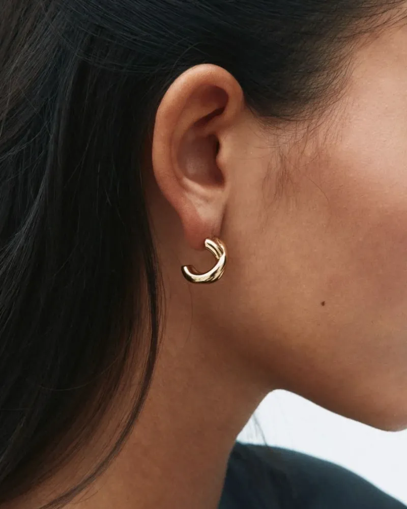 Alexa Hoops L – Guld>Edblad New