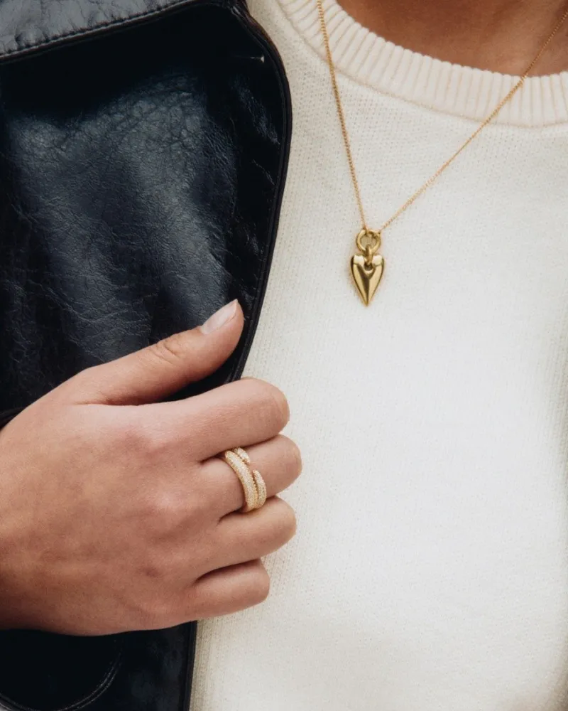 Amore Halsband L – Guld>Edblad Best