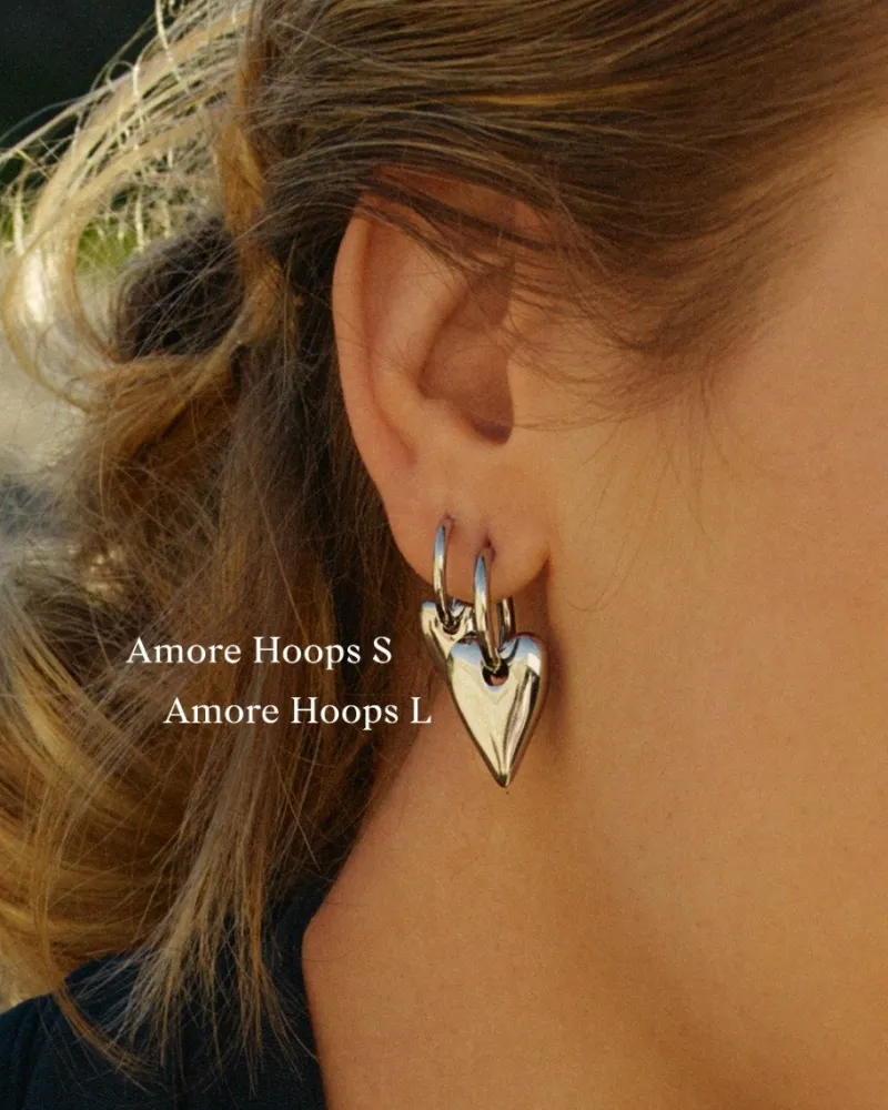 Amore Hoops L – Stål>Edblad Discount