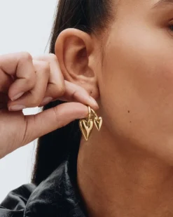Amore Hoops S – Guld><noscript><img width=