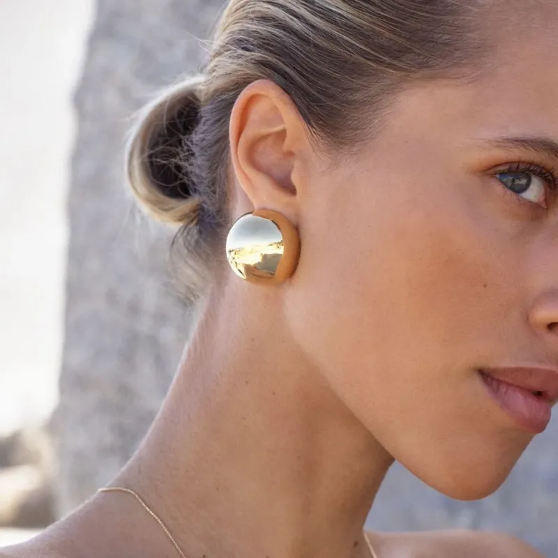 Bead Studs Maxi Guld Örhängen (126059)>Edblad Discount