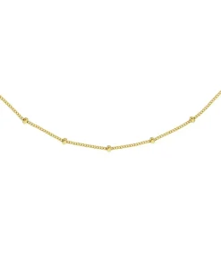 Beaded Kedje Halsband Guld>Edblad New