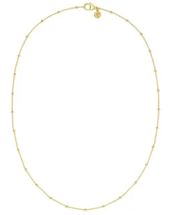 Beaded Kedje Halsband Guld>Edblad New