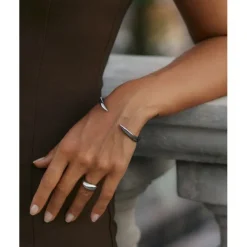 Crest Bangle Stål – 127401><noscript><img width=