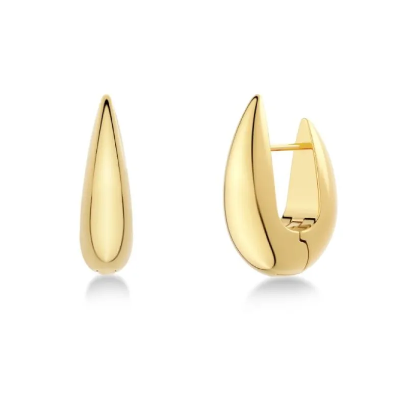 Crest Hoops L Guld – 127398>Edblad Outlet