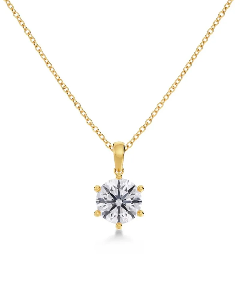 Crown Halsband L Guld>Edblad New
