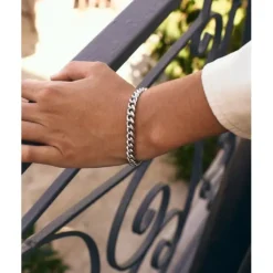 Curb Kedja Armband Stål>Edblad Clearance