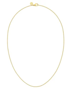 Curb Kedja Mini 42 cm Guld>Edblad Hot