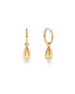 Drop Mini Hoops – Guld>Edblad Outlet