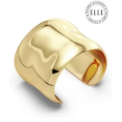 Flowy Bangle Guld – 127418><noscript><img width=