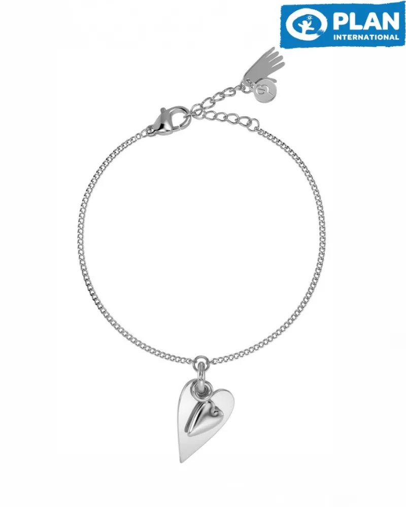 Heart to Heart Armband- Stål>Edblad Best