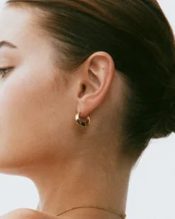 Helix Hoops S – Guld>Edblad Outlet