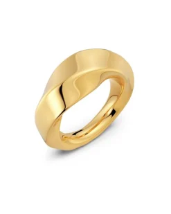 Helix Ring – Guld>Edblad New
