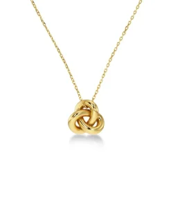 Infinity Knot Halsband S Guld>Edblad Online