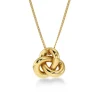 Infinity Knot Halsband L Guld>Edblad