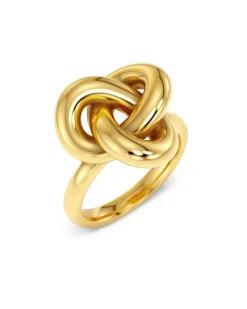 Infinity Knot Ring L Guld>Edblad Hot