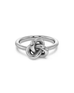 Infinity Knot Ring S Stål>Edblad