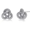 Infinity Knot Sparkle Studs L – Stål>Edblad Online