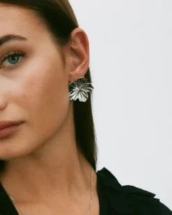 Jasmine Studs L Stål>Edblad Hot