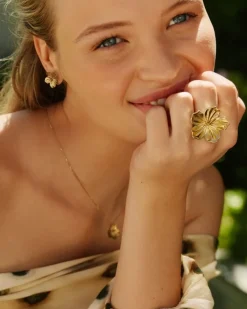 Jasmine Studs S Guld>Edblad Sale