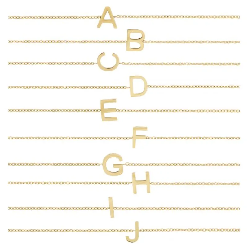 Edblad Letter A-Ö Guld>Armband New