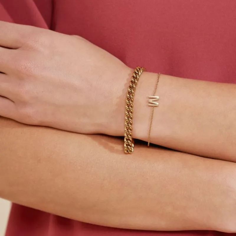Edblad Letter A-Ö Guld>Armband New