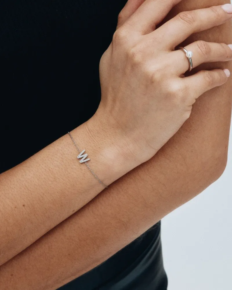 Edblad Letter Sparkle A-Ö – Guld>Armband Best