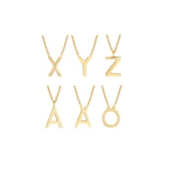 Letter Halsband A-Ö Guld><noscript><img width=