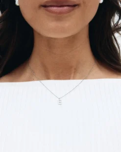 Letter Halsband Sparkle A-Ö – Stål>Edblad Discount