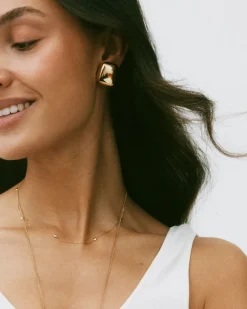 Mira Studs L Örhängen Guld>Edblad Sale