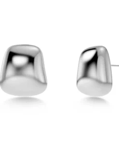 Mira Studs L Örhängen Stål>Edblad New