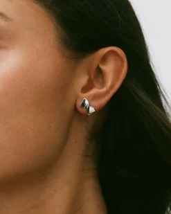 Nuvole Studs S Örhängen Stål>Edblad