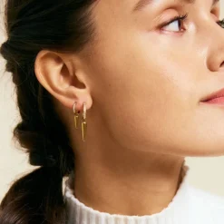 Peak Hoops Mini Sparkle Gold 127067><noscript><img width=