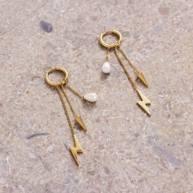 Peak Hoops Multi Guld 126573>Edblad Outlet
