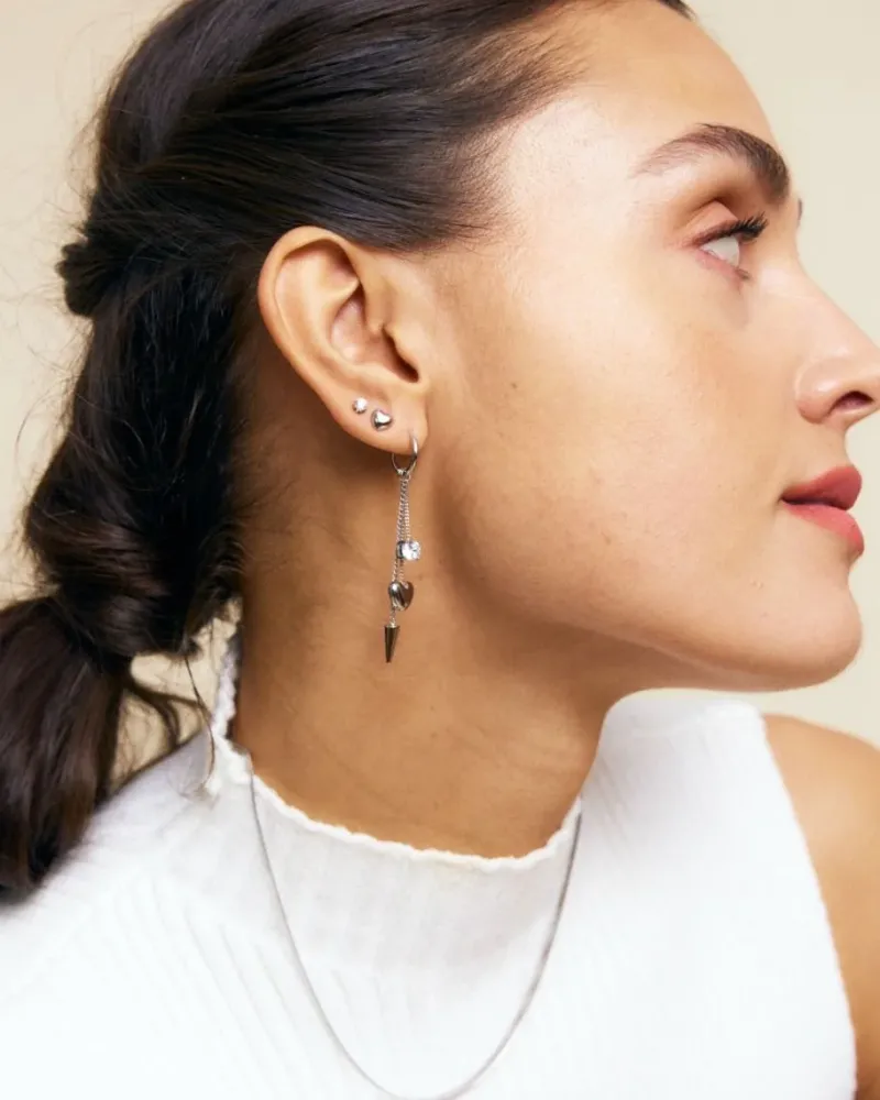 Peak Hoops Multi Heart Guld 127223>Edblad Sale