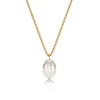 Perla Halsband L – Guld>Edblad