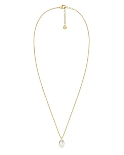 Perla Halsband L – Guld>Edblad