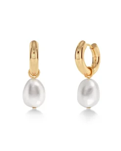 Perla Hoops L – Guld>Edblad Online