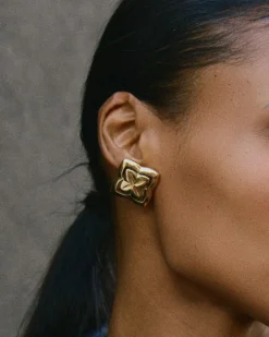 Scala Studs L Örhängen – Guld><noscript><img width=