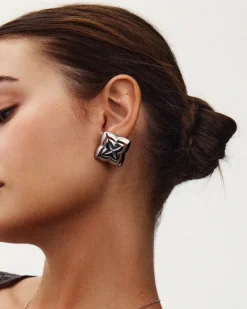 Scala Studs L Örhängen – Stål>Edblad Discount