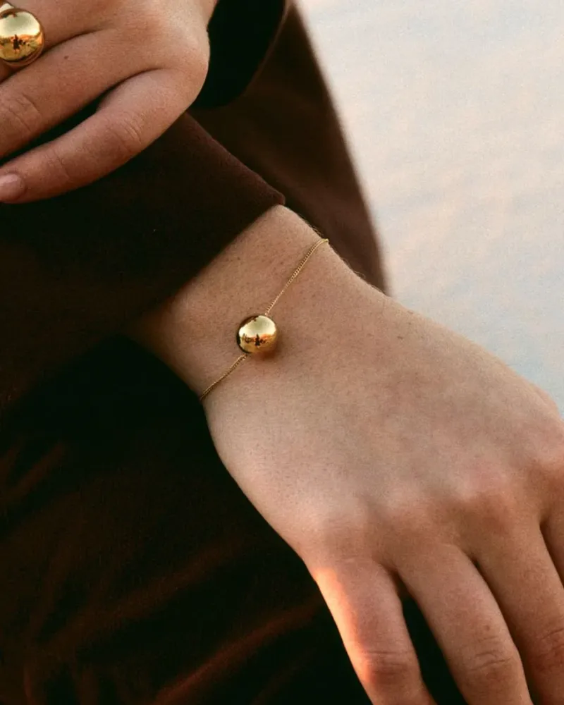Sphere Armband S – Guld>Edblad Discount